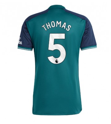 Arsenal Thomas Partey #5 Replica Third Stadium Shirt 2023-24 Short Sleeve